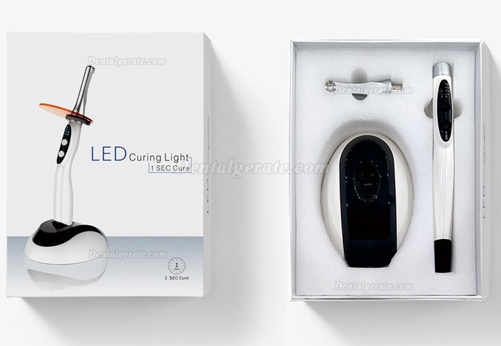 DEGER Dental LED Polymerisationslampe Kabellos 3000mw/cm2 (1 Sek. Aush&auml;rtung)